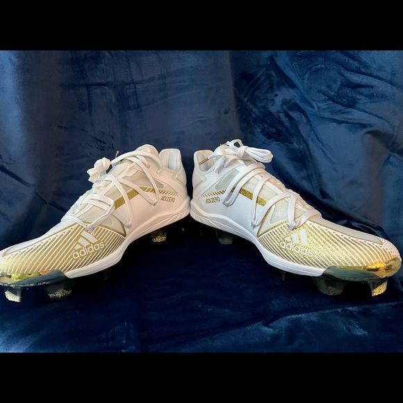 *SOLD* ADIZERO AFTERBURNER 7 GOLD BASEBALL CLEATS - Picture 6 of 9